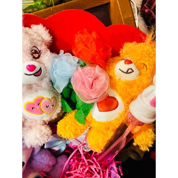 CareBear My Melody Share Bear bundle adorable 50 70 throw Carebear Easter basket - Picture 7 of 9